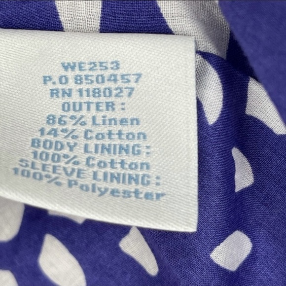 Boden linen blazer jacket tweed polka‎ dots natural - Picture 6 of 13